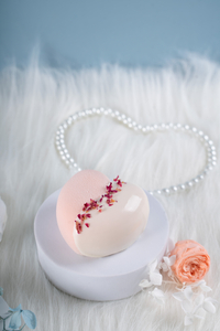 醇香愛心慕斯蛋糕