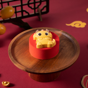 龍年喜慶慕斯蛋糕 