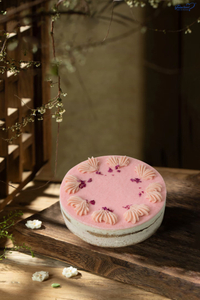 Dessert vegani al litchi alla rosa