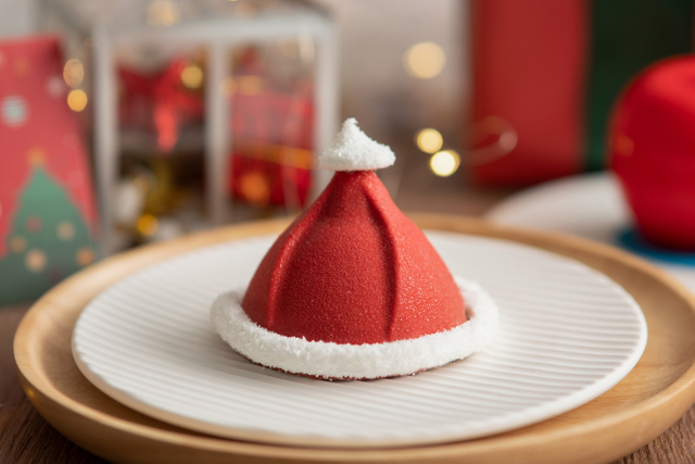 圣诞帽慕斯蛋糕