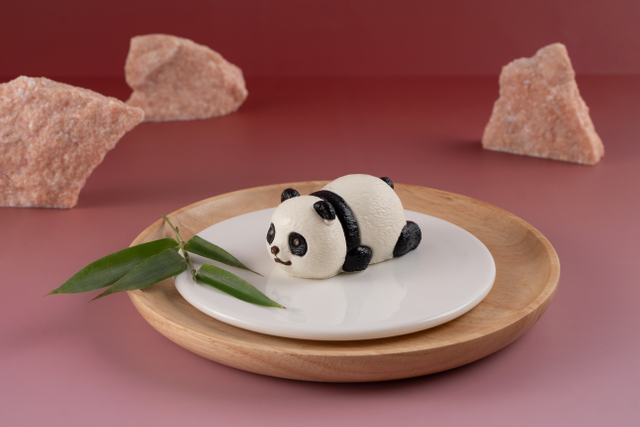  可爱的熊猫王芝士蛋糕