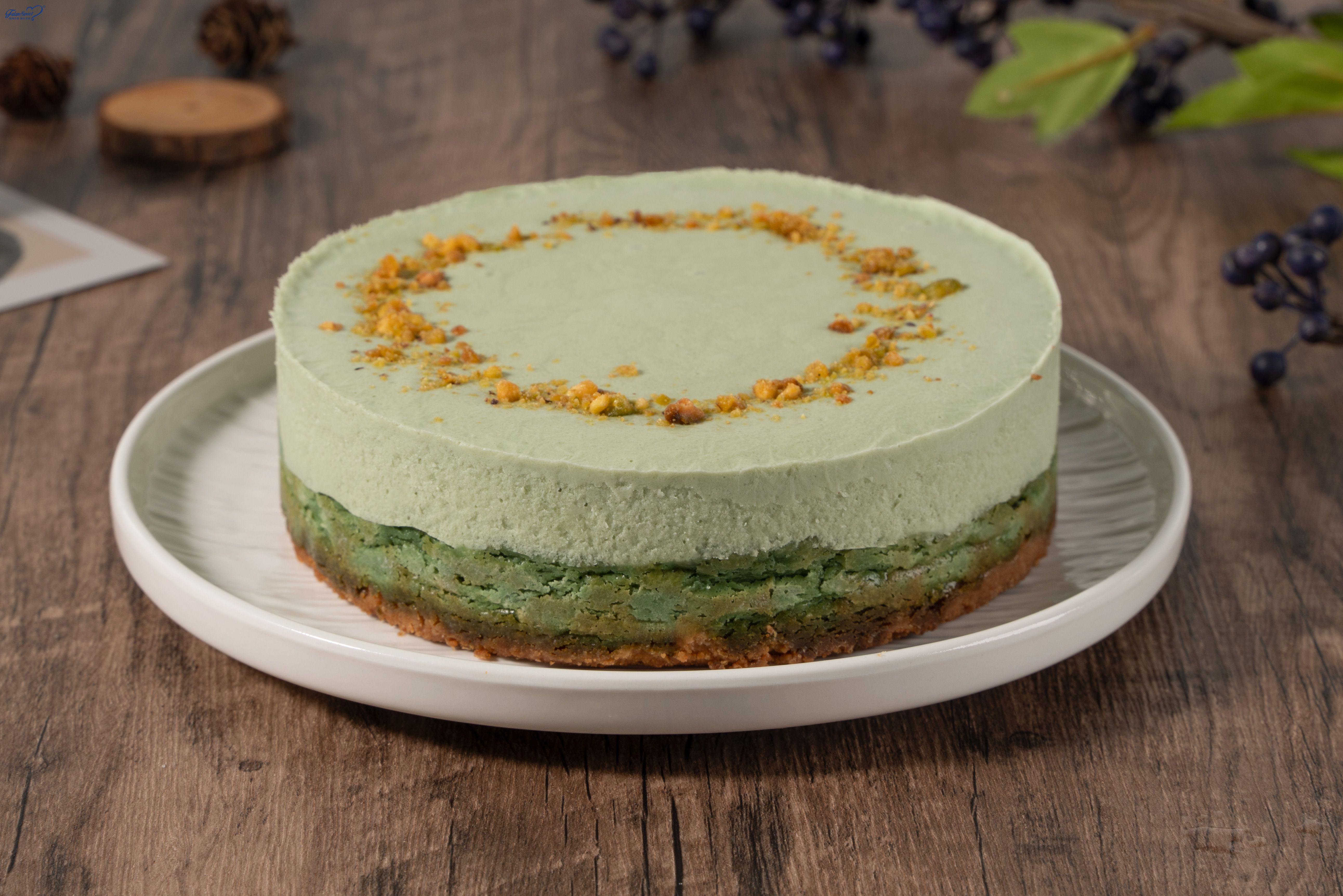 พิสตาชิโอบาสก์ของหวานมังสวิรัติ