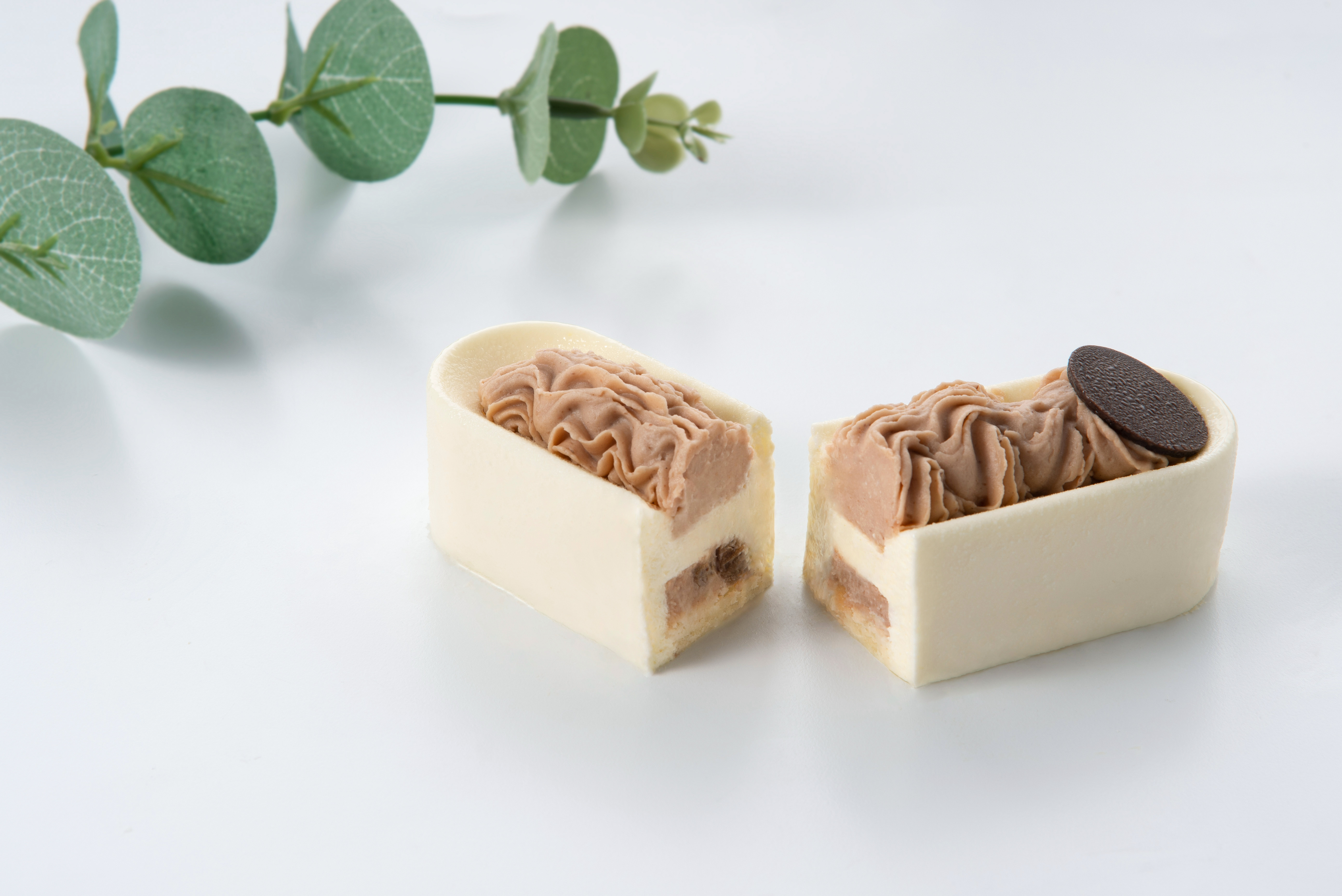 轻盈栗子慕斯蛋糕