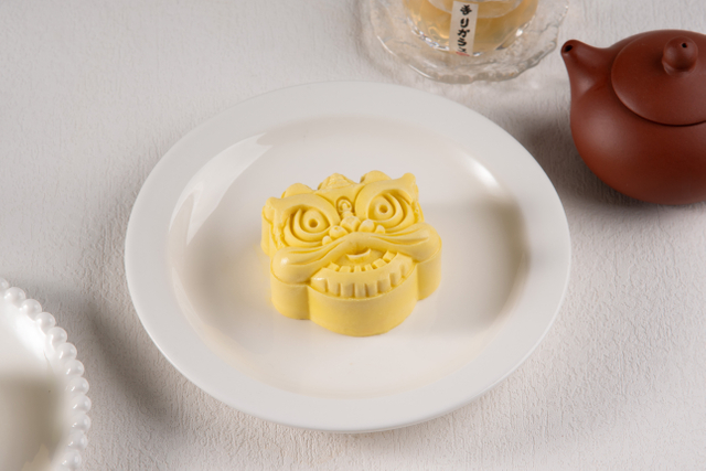 引人注目的狮子慕斯蛋糕