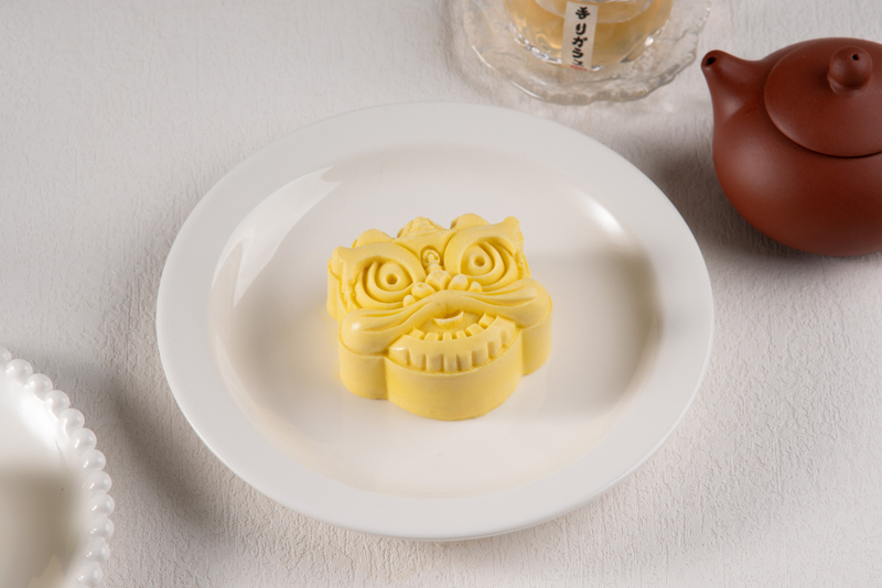 引人注目的獅子慕斯蛋糕