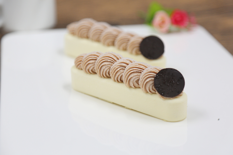 轻盈栗子慕斯蛋糕