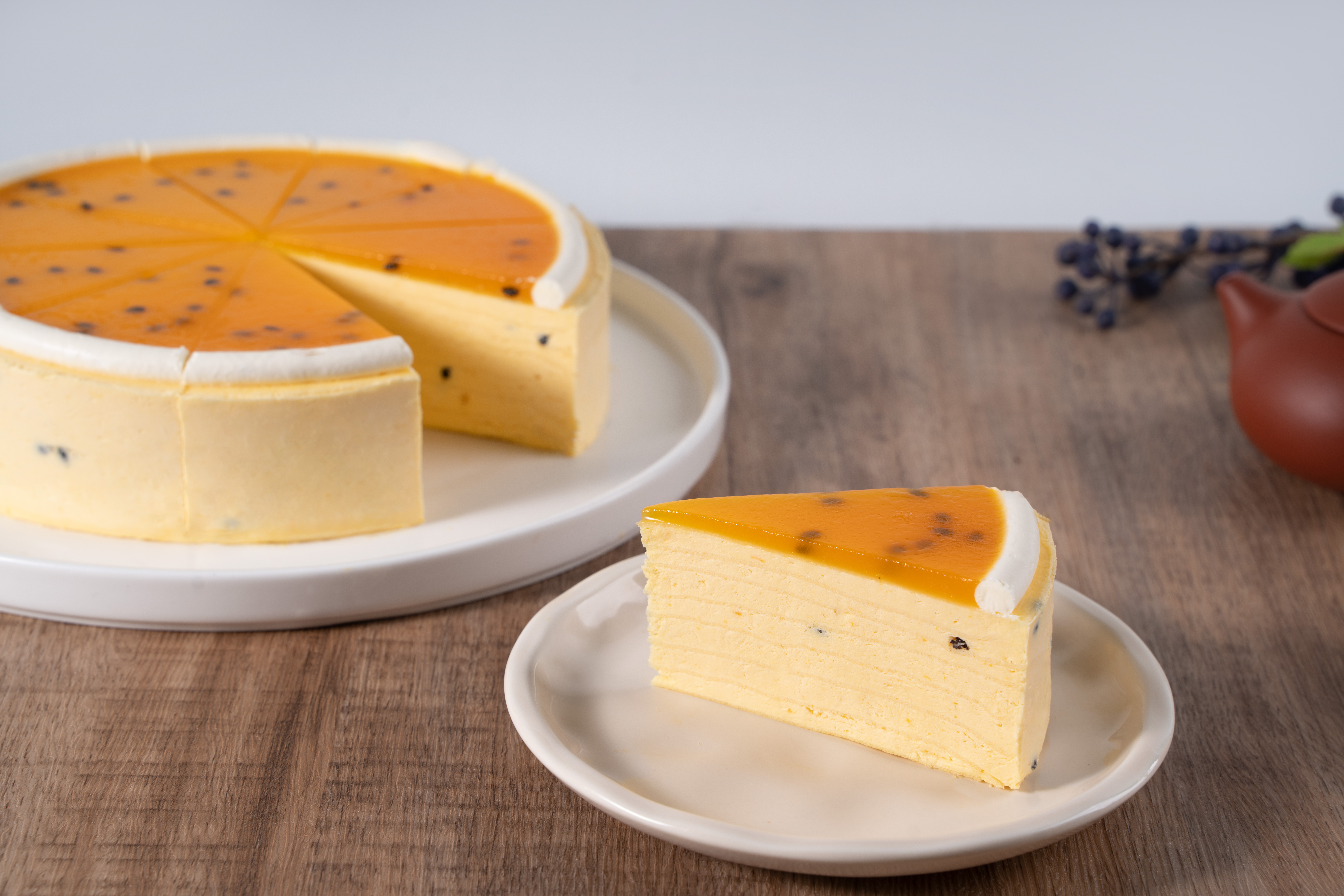 百香果千层薄饼蛋糕 