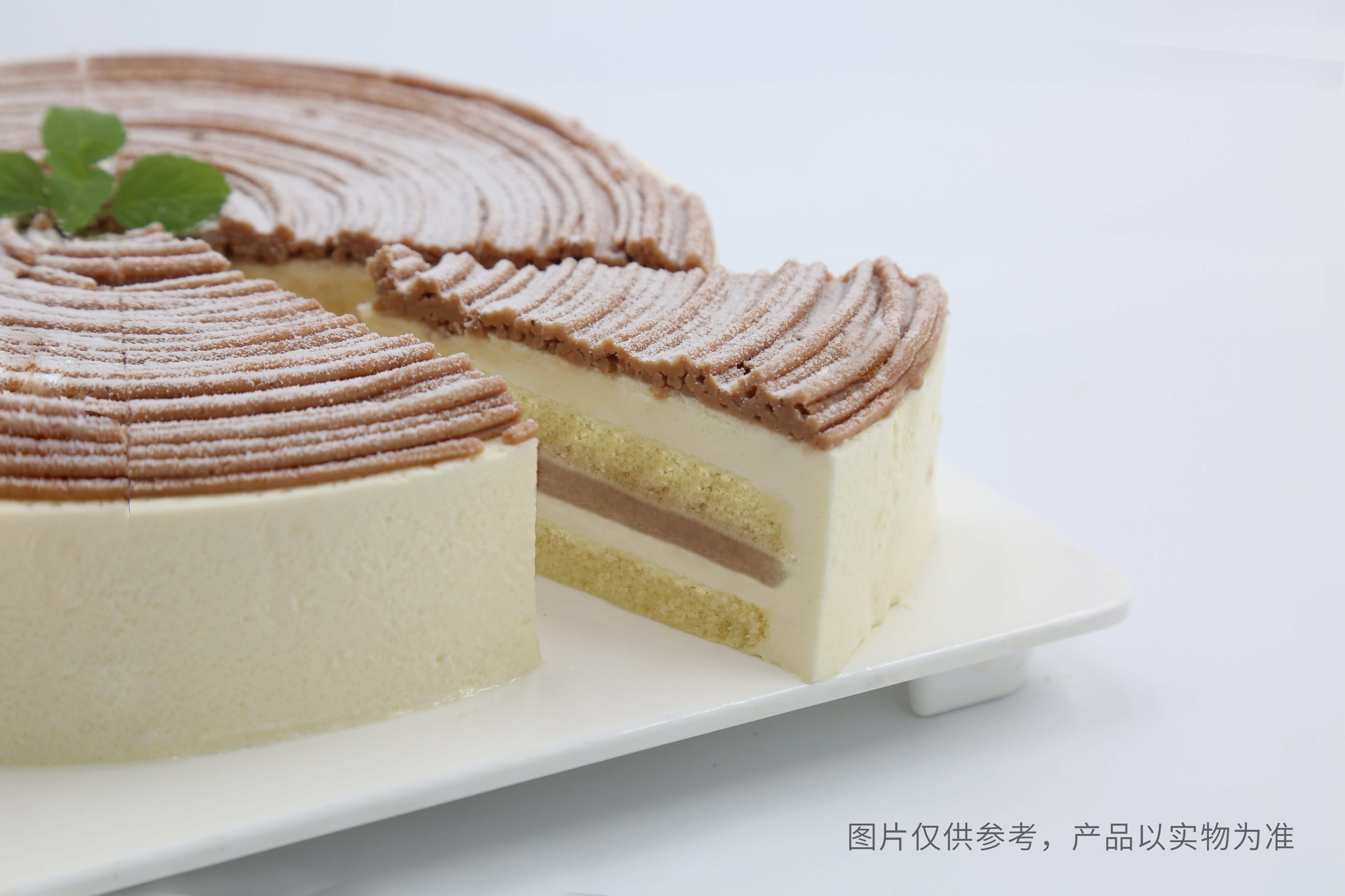 朗姆酒栗子慕斯蛋糕