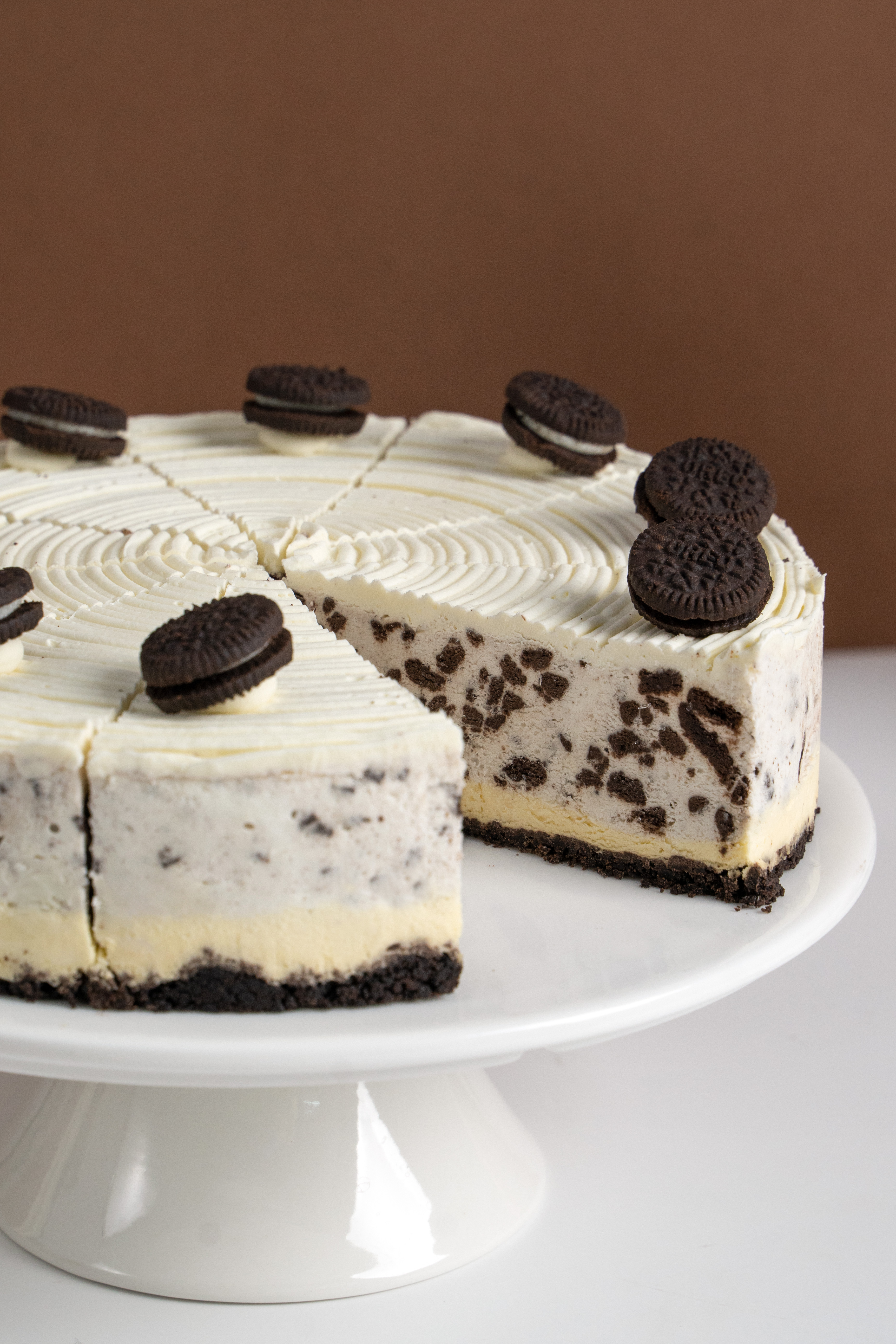 Cheesecake cu ciocolată Oreo